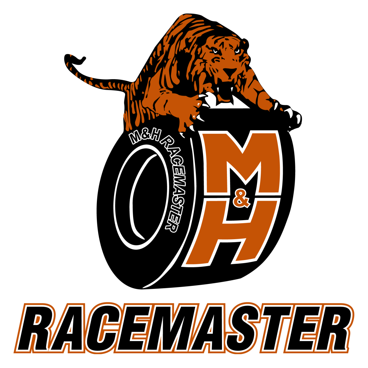 M&H Racemaster Traction Vinyl Decal Sticker 4023 